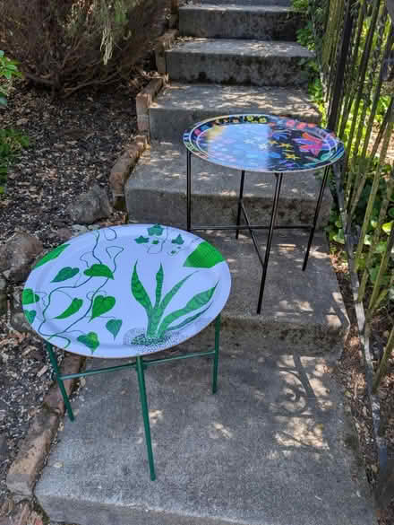 Photo of free 2 indoor/outdoor side tables (El Cerrito) #1