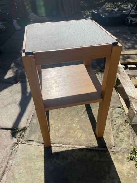 Photo of free Oak side table with slate top (S17 Dore) #3