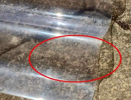 Photo of free Small corrugated perspex sheet (Hitchin SG5) #2