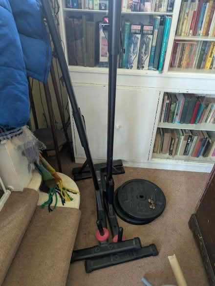Photo of free Barbell squat stand 20kg weights (Maryhill, Glasgow G20) #1