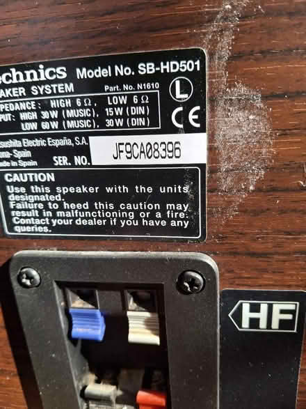 Photo of free Speakers (Hampton Hill TW12) #1