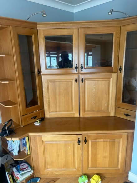 Photo of free Tall wooden cabinet (Ballybrack Dublin) #2