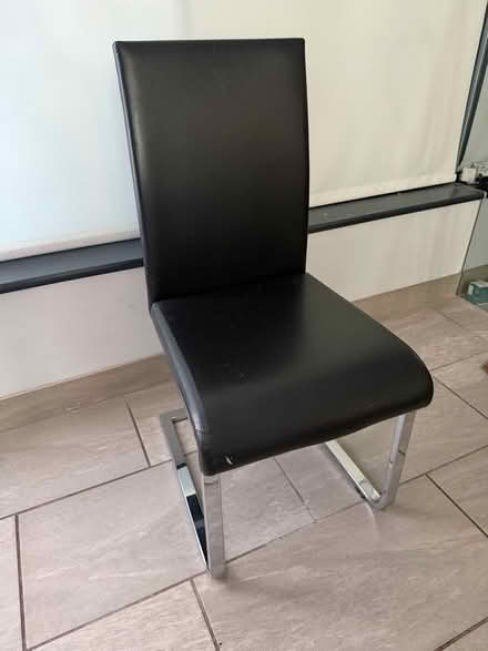 Photo of free Set of 6 black dining chairs (Egremont CH44) #2