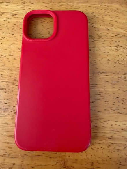 Photo of free iPhone 14 red case (Bay Farm Alameda) #1