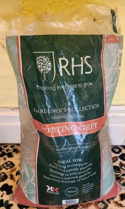 Photo of free Horticultural potting grit - almost full bag (Little Herberts GL53) #1