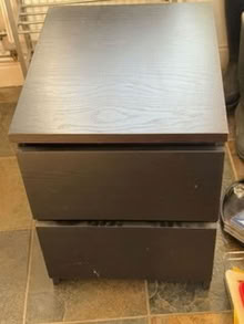 Photo of free Bedside table (Ambergate) #1