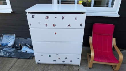 Photo of free Ikea Malm white chest of drawers (Wymington NN10) #2