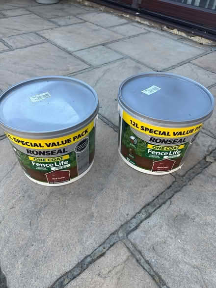 Photo of free Red fence paint (IG3 ilford) #1