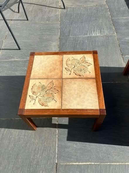 Photo of free A nest of 3 matching tiled coffee tables (Little Herberts GL53) #3