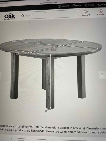 Photo of free Extending dining table (Severn Beach BS35) #3