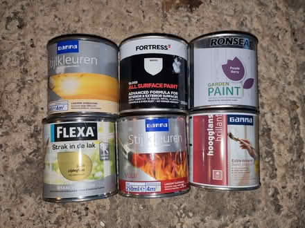 Photo of free Small paint pots (St Ives PE27) #1