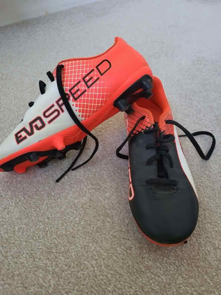 Photo of free Kids Football Boots Size 3 (Barnard's Green WR14) #1