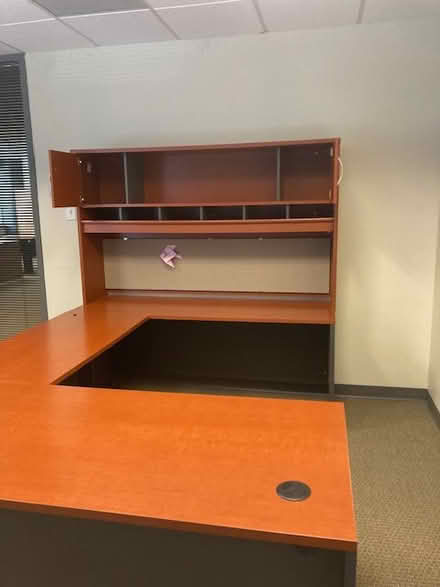 Photo of free Executive desk with Hutch (285 and Wadsworth) #3