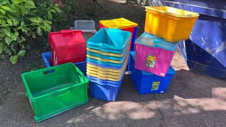Photo of free Assorted plastic storage boxes (Colchester CO4) #2