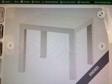 Photo of free Small Ikea square White Side Table (Liverpool L6) #1