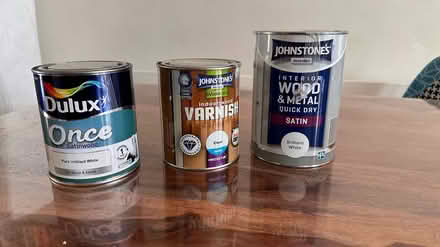 Photo of free Paints and varnishes (W8, Kensington) #1