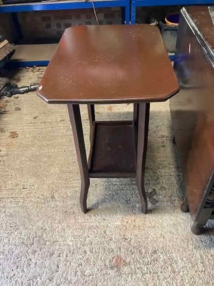 Photo of free A small dark wood table (Little Herberts GL53) #1