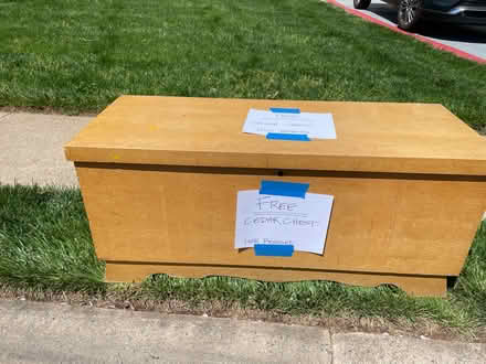 Photo of free Cedar Chest (West Ox and Monterey Estates) #2
