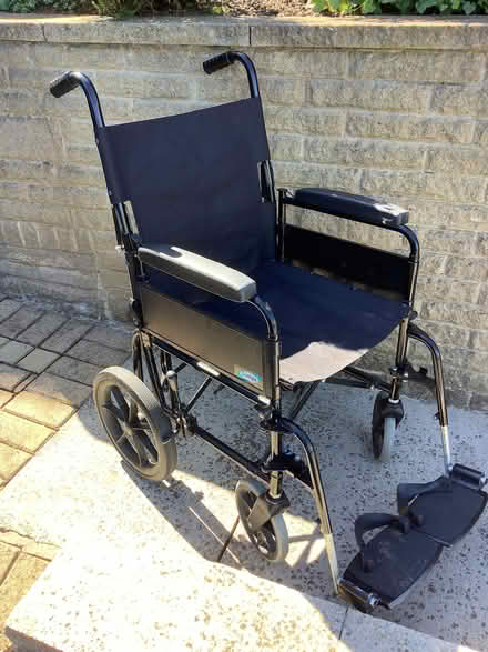 Photo of free Lomax stainless steel wheelchair. (Lower Walkley S6) #1