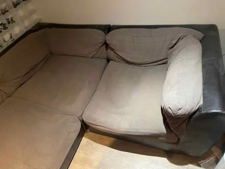 Photo of free Corner sofa - modular, faux leather and fabric (Vange SS16) #3