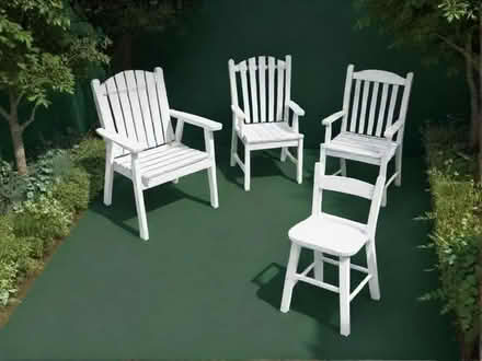 Photo of free Wooden garden chairs (Clifton CA10) #3