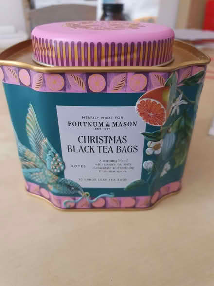Photo of free Fortnum and Mason Christmas Black Tea bags (Cheltenham GL53) #1