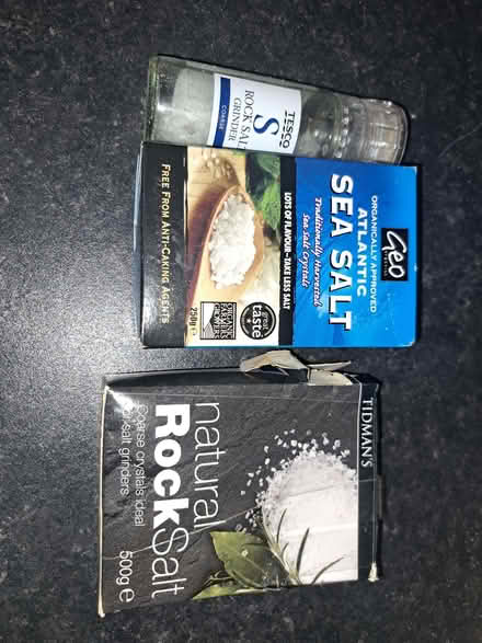 Photo of free Table salt, rock salt, black pepper (Battle RG30) #2