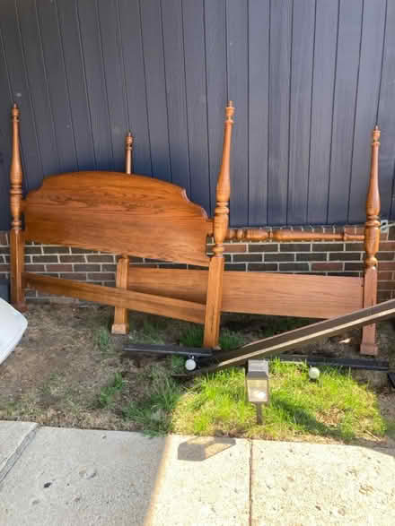 Photo of free Four poster double bed (Nashway Dr & W Maple Rd) #3