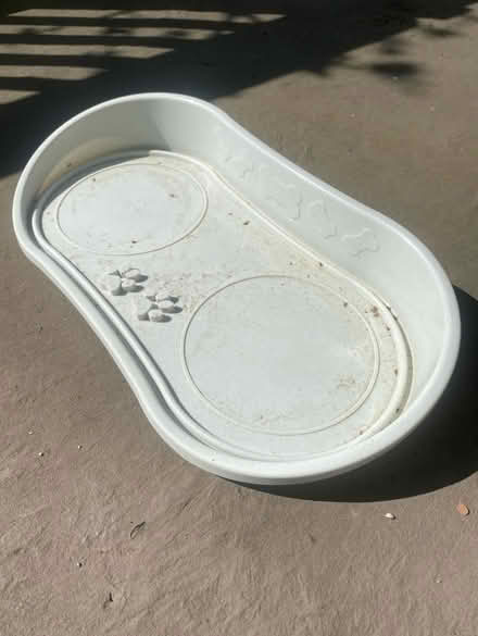 Photo of free Dog water/food dish holder (Skyway) #1