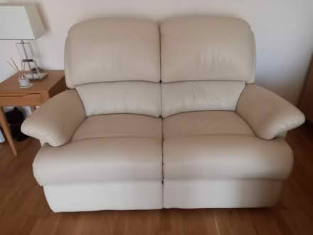 Photo of free Cream Leather Sofas (Chigwell IG6) #1