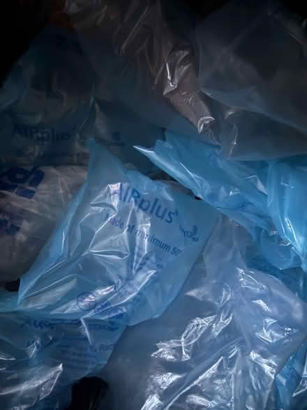 Photo of free 4x bin liners of Air Pillows (packaging for posting/moving) (Hampden Park BN22) #1
