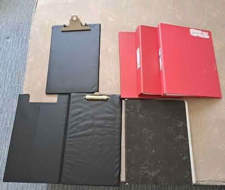 Photo of free Ring binders & clip boards (Harefield SO19) #1