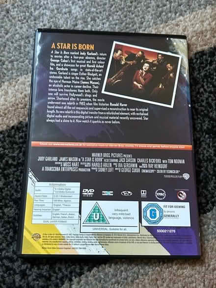 Photo of free A star is born 1954 dvd (Jennetts park RG12) #2