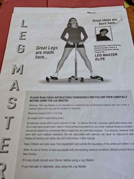 Photo of free Leg Master exercise machine (Gedling NG4) #2
