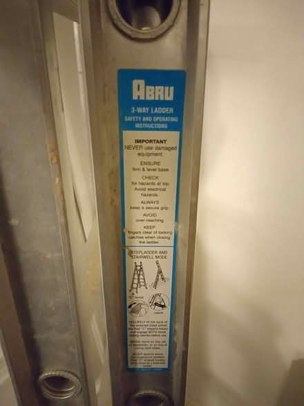 Photo of free Extending stepladder (Sale M33) #2