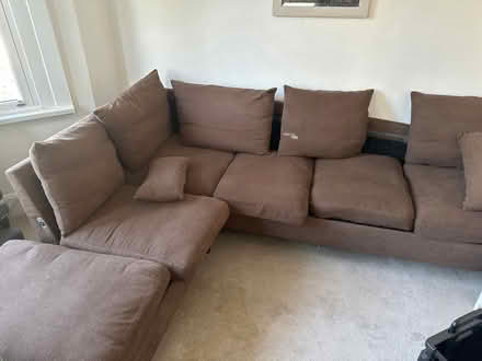Photo of free Brown sofa (Hackney E9) #1