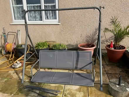 Photo of free 3 seater garden swing (Holyhead Anglesey) #1