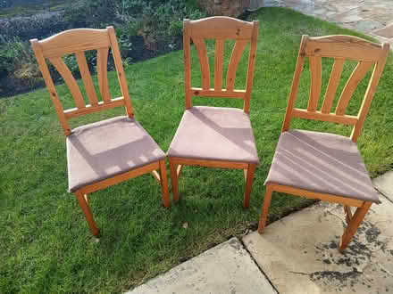 Photo of free 3 dining chairs (Hunger Hill BL3) #1