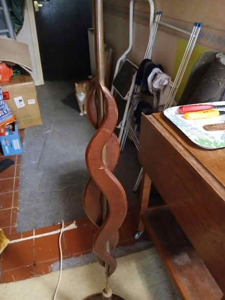 Photo of free Wooden standard lamp (Blakenall WS3) #1