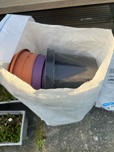 Photo of free Plastic flower pots (Jersey Farm AL4) #2