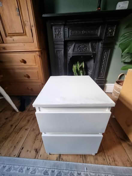 Photo of free 2 white bedside cabinets (Hillsborough S6) #2