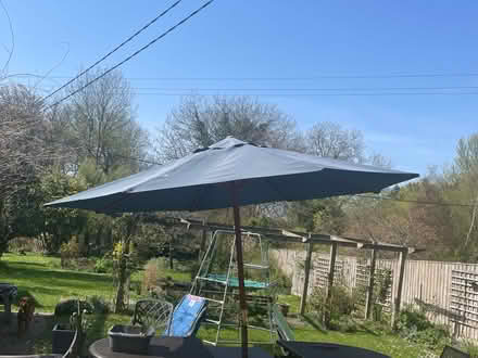 Photo of free Table parasol (Winterbourne Monkton SN4) #1