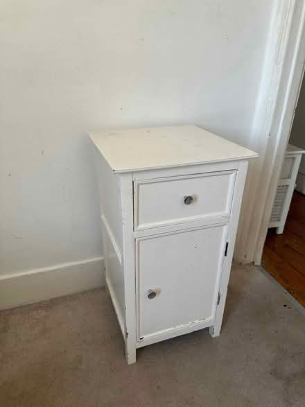 Photo of free Cute White Nightstand (Hackney E9) #1
