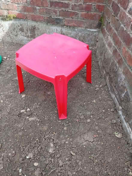 Photo of free Plastic kids table (Gleneagles area, Wboro NN8) #1