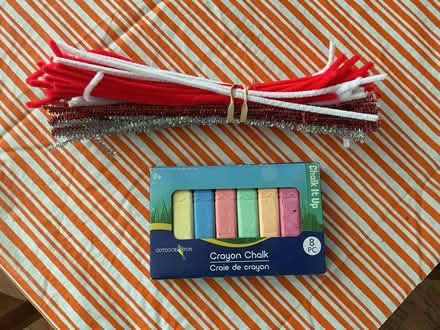Photo of free Sidewalk chalk & pipe cleaners (Catonsville near old EC) #1