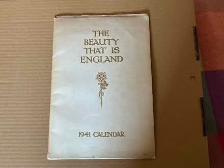 Photo of free 1941 calendar (Walkley S6) #1