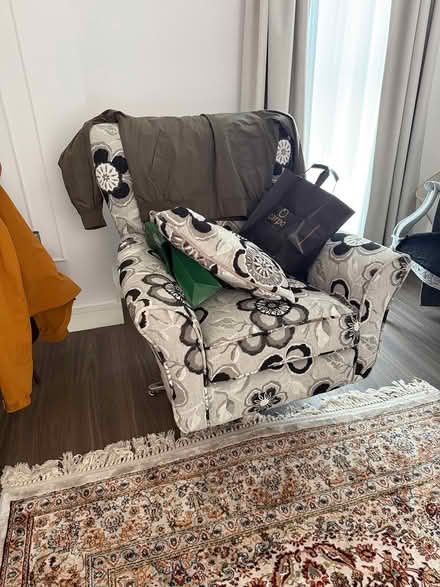 Photo of free Sofa chair table and small chair (Nine elms) #3