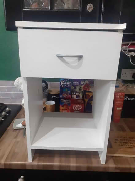 Photo of free Small white storage unit Keighley (Keighley bd20) #1