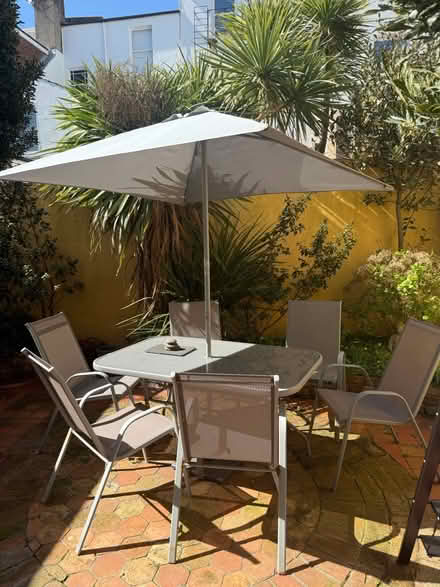Photo of free Grey Metal Garden Patio Set (Brighton) #1