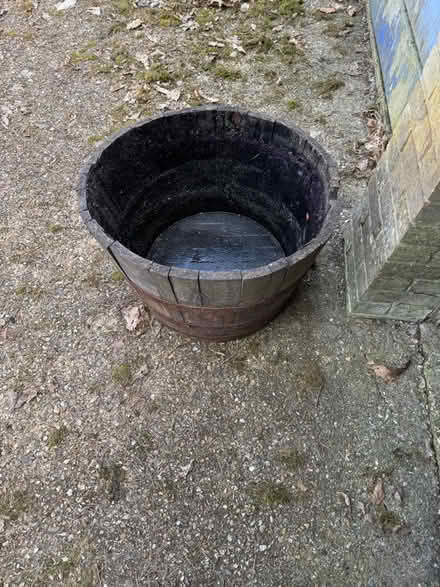 Photo of free Half a whisky barrel (Surrey Heath GU15) #2